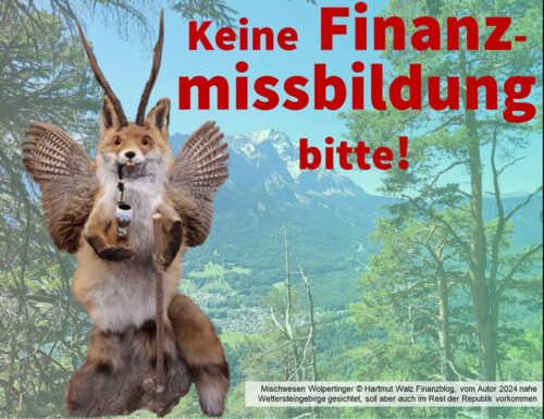 Fkeine inanzmissbildung Achtung Mischwese Wolpertinger