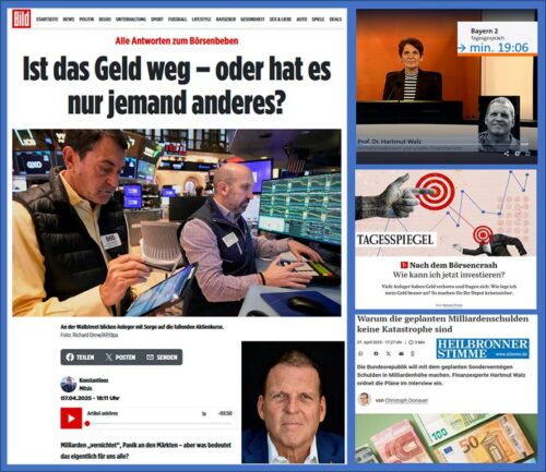 Pressestimmen BILD Bayerischer Rundfunk usw.zu Börsengeschehen