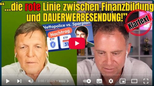 Walz Rückblick auf Finanzfluss Reaction