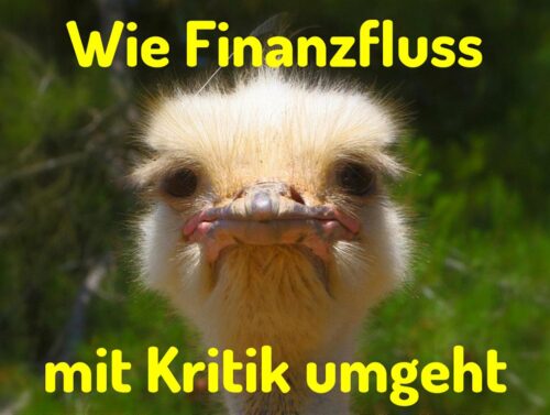Wie Finanzfluss mit Kritik umgeht
